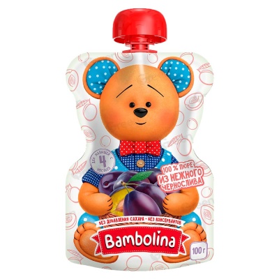 Пюре Чернослив 100 г с 4 месяцев Bambolina 1